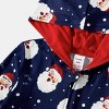 PATPAT Family Pajamas Matching Christmas Allover Blue Snowman Print Family Matching Pjs for Family Couples For Christams Party Eve - 4 of 4