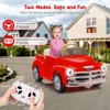 12V Kids Ride On Car, Battery Powered Electric Vehicle With Remote Control, Spring Suspension, Led Light and Music for Toddler Boys Girls 3-8 - 4 of 4
