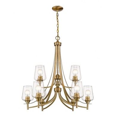 Z-Lite Joliet 9 - Light Chandelier in  Olde Brass