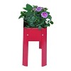 COWLOWN Gray 2-Piece Elevated Metal Garden Bed, Large Outdoor Planter for Vegetables and Flowers, Ideal for Backyard and Terrace - 4 of 4