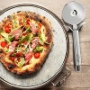 All-Clad 13" Stainless Steel Pizza Baker Stone with Serving Tray & Pizza Cutter, Gourmet Accessories, Silver - 2 of 4