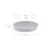 Ecopots Round Recycled Plastic Modern In/Outdoor Planter Flower Pot Saucer - 3 of 4