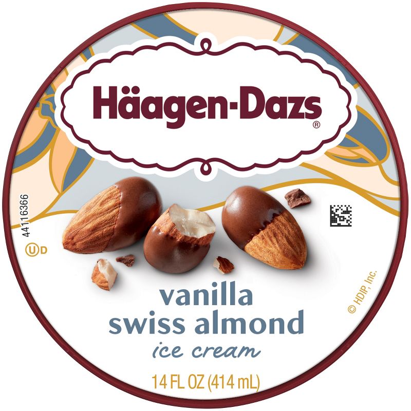 Haagen-Dazs Vanilla Swiss Almond Ice Cream - 14oz, 5 of 7
