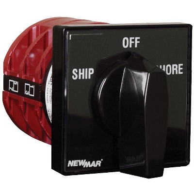 Newmar S.S.SWITCH15 AC Source Selector Switch for Boat with UL Approval.