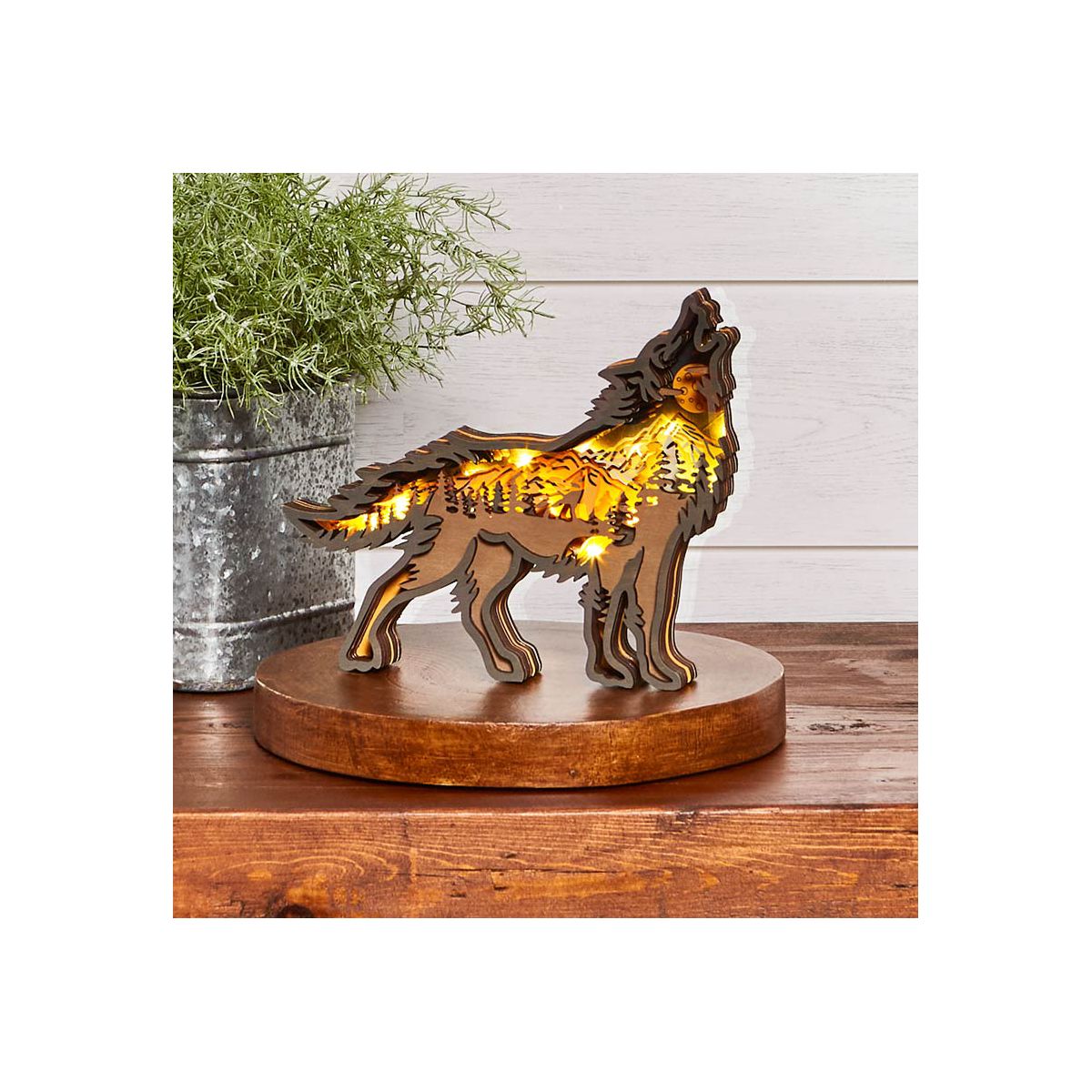 The Lakeside Collection Lighted Woodland Animals - - thumbnail 4