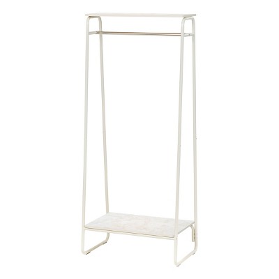 Iris compact best sale wood garment rack