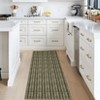 Washable Modern Braided Printed Rug Non Slip Low Pile Rug Soft Contemporary Throw Floor Cover Foldable Indoor Carpet for Living Room Bedroom - 2 of 4