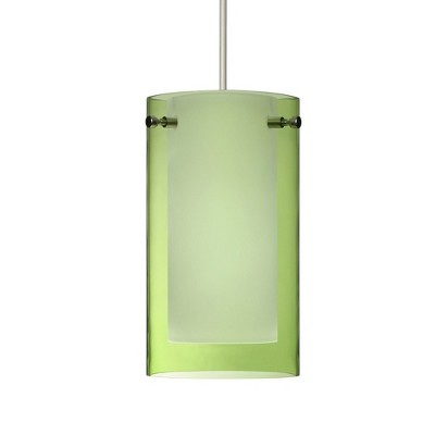 Besa Lighting Pahu 4 1 - Light Pendant in  Satin Nickel