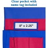 Carson Dellosa Education Chairback Buddy™ Blue and Red 6 Pack Pocket Chart Storage - 3 of 4