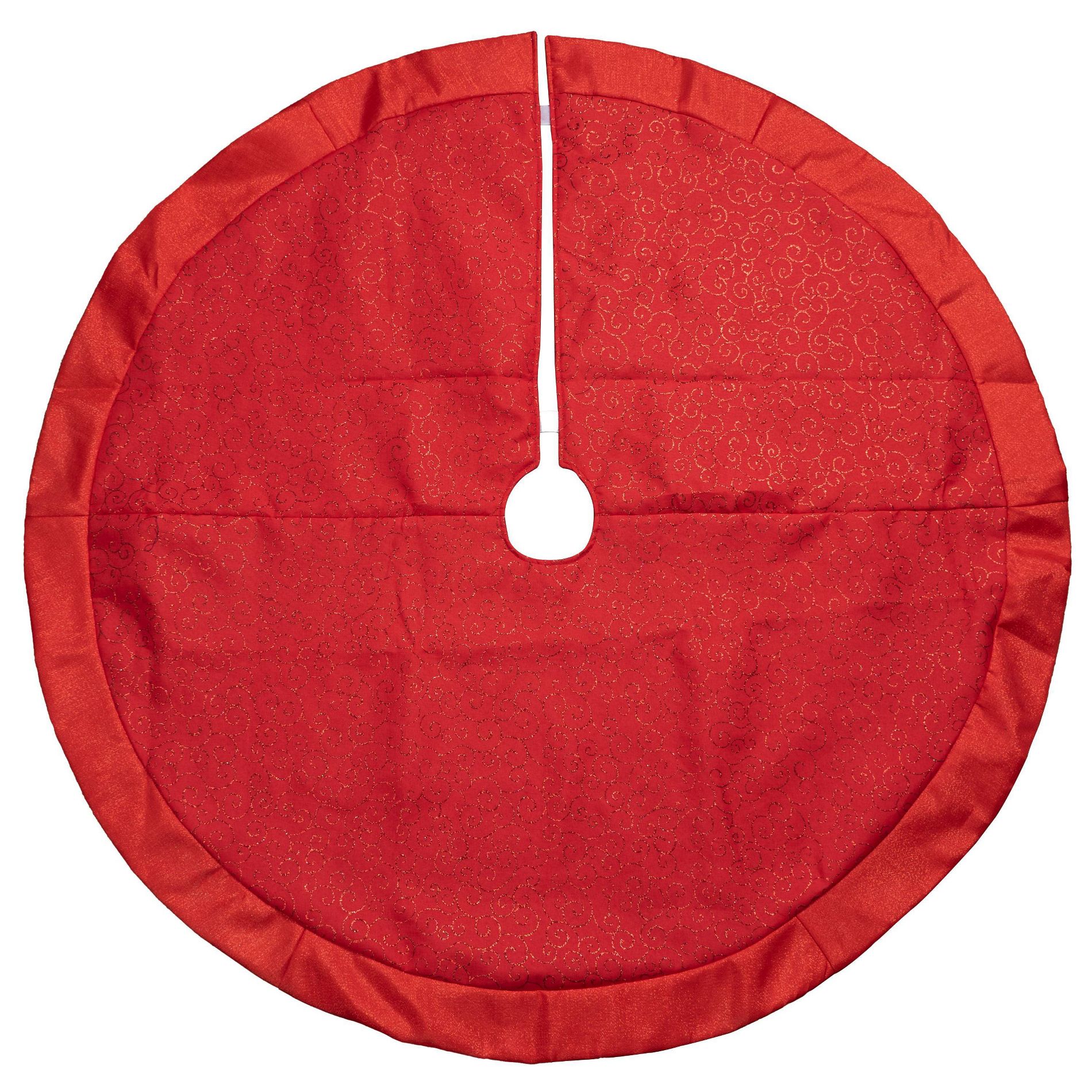 Christmas Magic 48" Christmas Tree Skirt Red