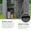 Outdoor Storage Shed with Lockable Door, Wooden Tool Storage Shed - 3 of 4