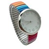 Olivia Pratt Big Dial Easy Reader Watch Printed Elastic Stretch Band Wristwatch Women Watch - 3 of 3