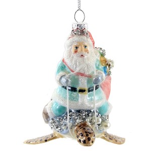 ONE HUNDRED 80 DEGREE 6.0 Inch Santa Sea Life Ornament Ocean Animals Christmas Tree Ornaments - 1 of 3