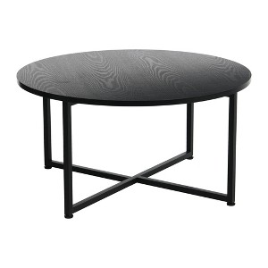 Household Essentials Jamestown Round Coffee Table - 1 of 4