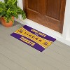 Evergreen Come Back with Tickets Louisiana State University 28" x 16" Woven PVC Indoor Outdoor Doormat - 4 of 4