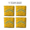 NFL Los Angeles Chargers 4pk Yellow Toss Game Set - 2 of 4