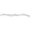 EVERLY JEWELRY | Sterling Silver 3.5-4mm Cultured Freshwater Pearl Strand with Chain Twisted Together Necklace - 18 inch - 2 of 4