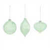 Iridescent Ribbed Glass Ornament (Set of 6) - 2 of 4