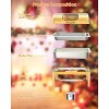 Roll Top Chafing Dish for Buffet, 9QT Rectangle Stainless Steel Commercial Food Warmer with Visible Lid, Water Pan, Stand & Fuel Holder - 4 of 4
