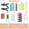 LakeForest"383PCS Fishing Lures Tackle Box Kit for Bass, Crankbaits, Spinnerbaits, Soft Worms, Saltwater/Freshwater"MultiColor - 2 of 4