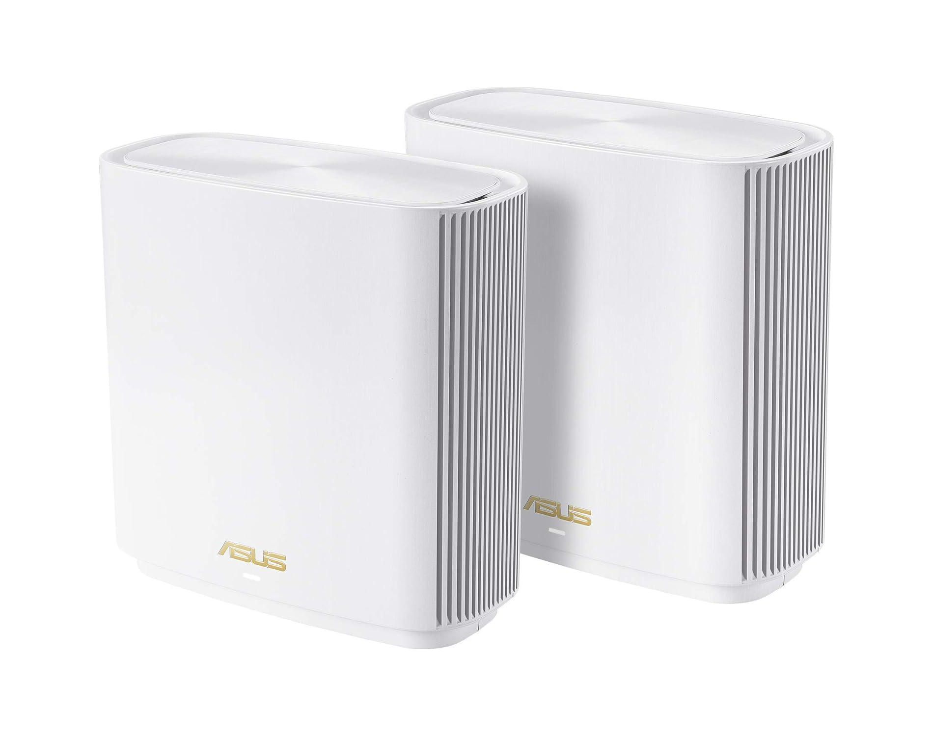 Refurbished: ASUS ZenWiFi AX Whole-Home Tri-Band Mesh WiFi 6 System (XT8) - Manufacturer Refurbished