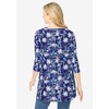 Woman Within Plus Size V-Neck Pintucked Tunic - 3 of 4
