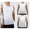 Unique Bargains Men Body Slimming Tummy Shaper Control Underwear with Zipper Stretch Shapewear Polyester - 4 of 4