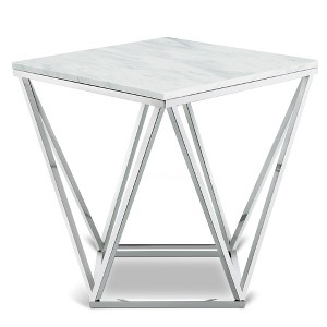 Meridian Furniture,Skyler Chrome End Table - 1 of 4