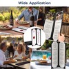 WeChef Restaurant Menu Covers 4.25x14" Double Fold 2 View PU Leather with Angled Corners for Wine List Bar Hotel 5 Pack - 4 of 4