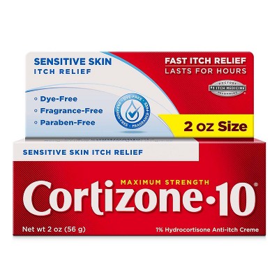 Cortizone-10 Sensitive Natural Skin Cream - 2 oz