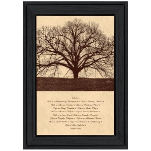 "Life Is" By John Jones, Ready to Hang Framed Print, Black Frame - 1 of 1
