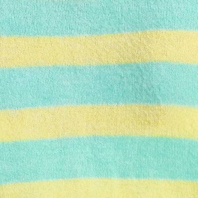 Aqua Blue/Yellow Stripe