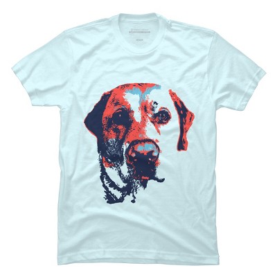 Men's Design By Humans Patriotic Labrador By Rmbuckeye T-Shirt