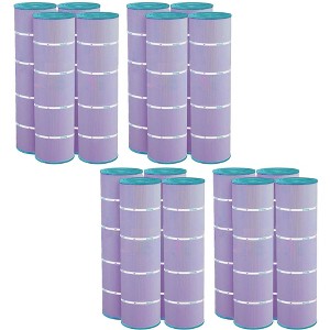 Hurricane 16 Pack HF7487-04P Platinum Purple Spa Filter Cartridge for PA100N, Unicel C-7487, Filbur FC-1270, Super-Star-Clear C4000, SwimClear C4020 - 1 of 4