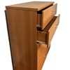 NicBex Modern 5-Drawer Storage Chest Large Capacity Dresser with Smooth Metal Glides, Space-Saving Vertical Cabinet for Bedroom - 3 of 4