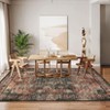 TROPOW Area Rugs for Living Room Boho Vintage Distressed Oriental Medallion Large Rug Stain-Resistant Carpet - 4 of 4