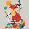 Men's Design By Humans Rainbow Fox By AndyWestface T-Shirt - 2 of 3