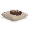 18"x18" Hibo Indoor Square Throw Pillow - Pillow Perfect: Removable Cover, Zip Closure, Abstract Design - 2 of 2