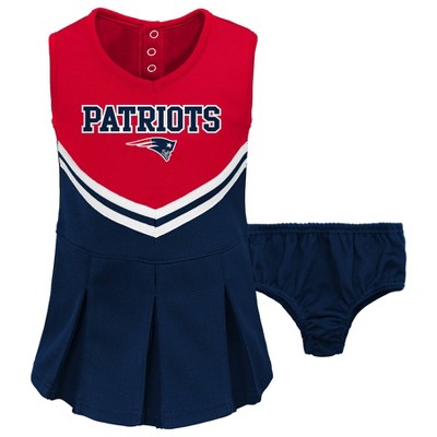 NFL New England Patriots Toddler Girls' Cheer Set