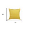 20" X 20"  Linen Striped Zippered Pillow - 3 of 4