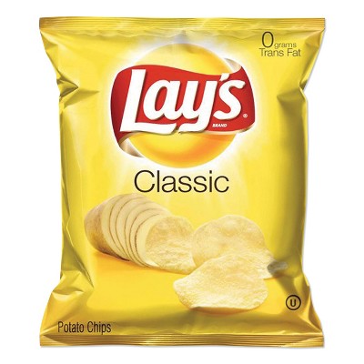Lay's Potato Chips Classic - Case of 64 - 1.5 oz