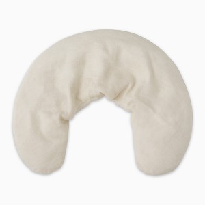 Bucky Linen Hot/Cold Neck Wrap, Natural Buckwheat Seed Filling, Hypoallergenic, Cream - 1 of 4