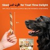 Nutri Chomps Peanut Butter, Chicken & Milk Flavor Twist Dog Treat - 6.35oz/12ct - 4 of 4