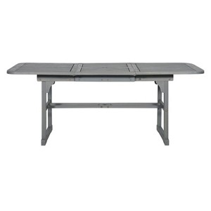 NicBex Outdoor Dining Table Modern Patio Slat-Top Acacia Wood Butterfly Table for Garden,Backyard - 1 of 4