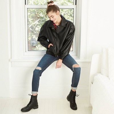 black bomber jacket target