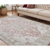 Pink And Gray Medallion Area Rug - 2 of 4