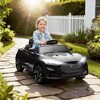 Qaba 12V Licensed Ford Mustang Mach-E Electric Car, Kids Ride On Car with Remote Control, Adjustable Speed, LED Light, Music, Suspension, Black - 2 of 4
