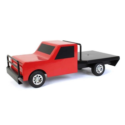 metal toy truck and cattle trailer