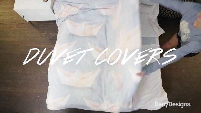 Jacqueline Maldonado Snowflakes Duvet Cover & Sham Set - Deny Designs, 2 of 6, play video