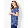 Catherines Women's Plus Size Petite Dolman Sleeve Georgette Top - 4 of 4